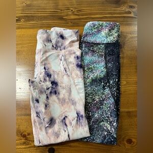 Old Navy Kids Leggings in Pastel and Galaxy Print